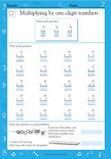 Multiplying by One-Digit Numbers I
