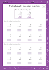 Multiplying by Two-Digit Numbers I (Grade 5)