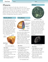 Planets Fact Sheet