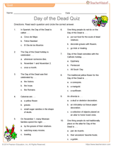 Day of the Dead Quiz