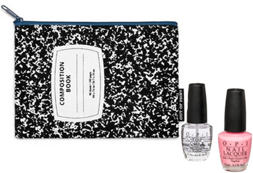 pouch and nail polish