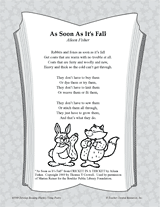 Poetry Lessons & Activities: Gallery of Worksheets (Grades K-2
