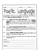 poems worksheet for grade 3