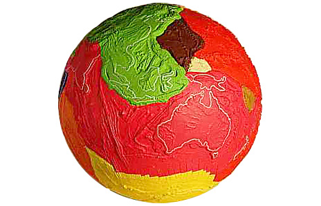 Tectonic Plates Globe