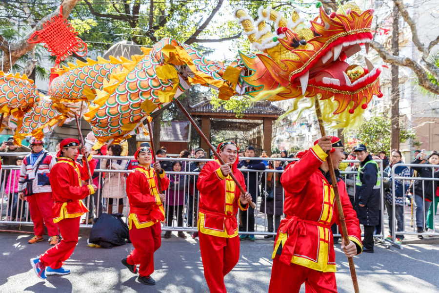 Chinese New Year Revelers