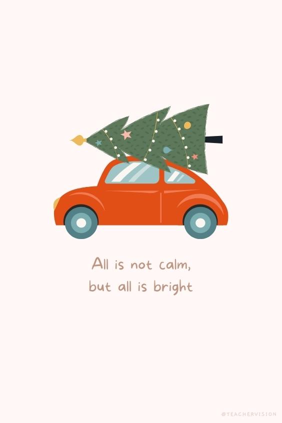 Christmas Card Day 2021 - All is not calm, but all is bright
