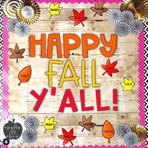 Fall bulletin board ideas