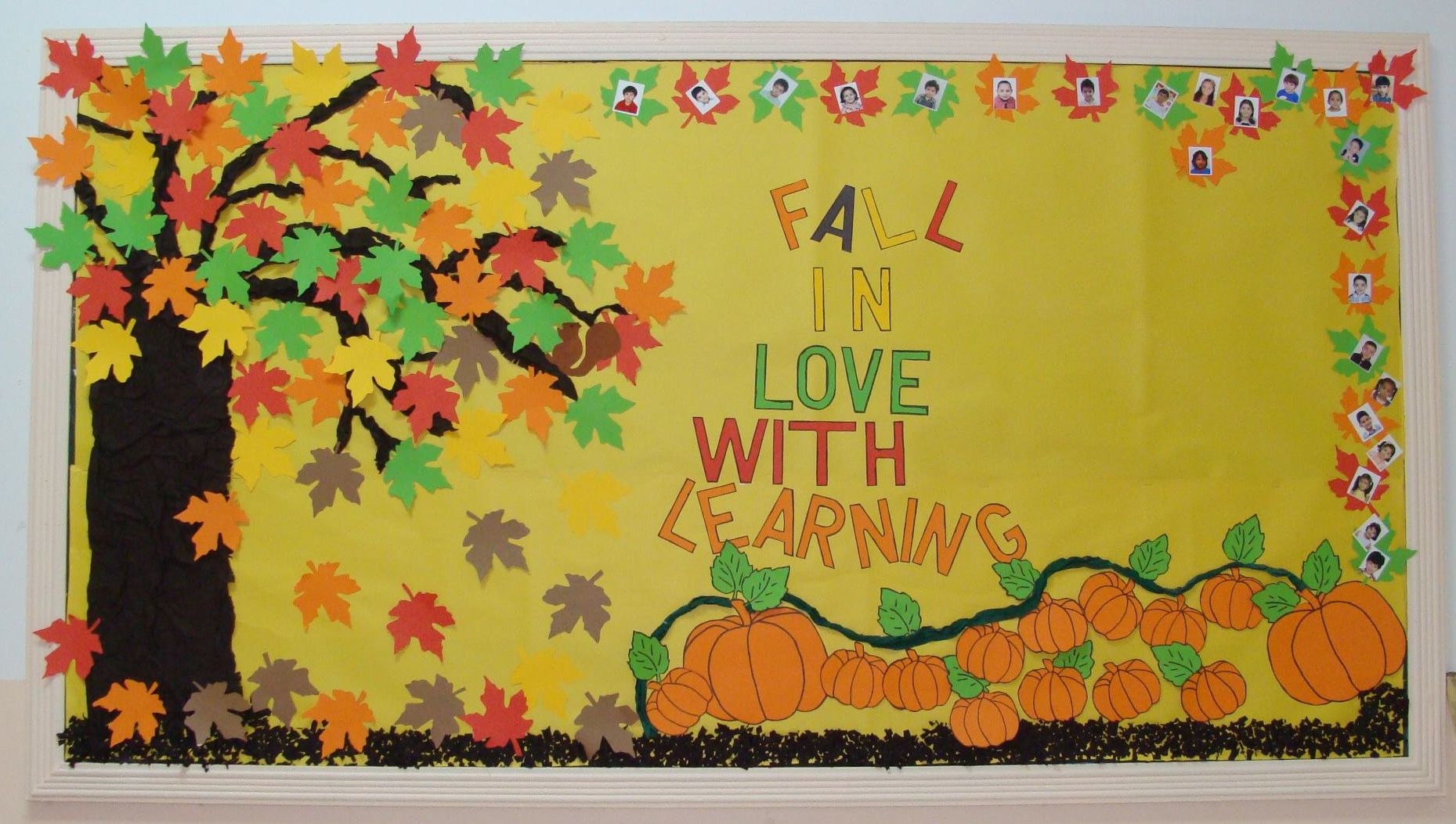 fall bulletin board ideas