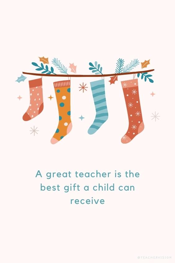 Great Teacher Christmas Card Ideas for Teachers