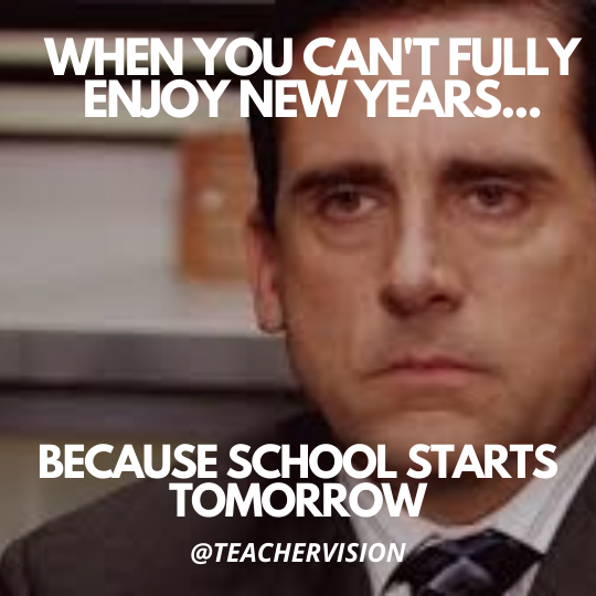 happy new year teacher meme