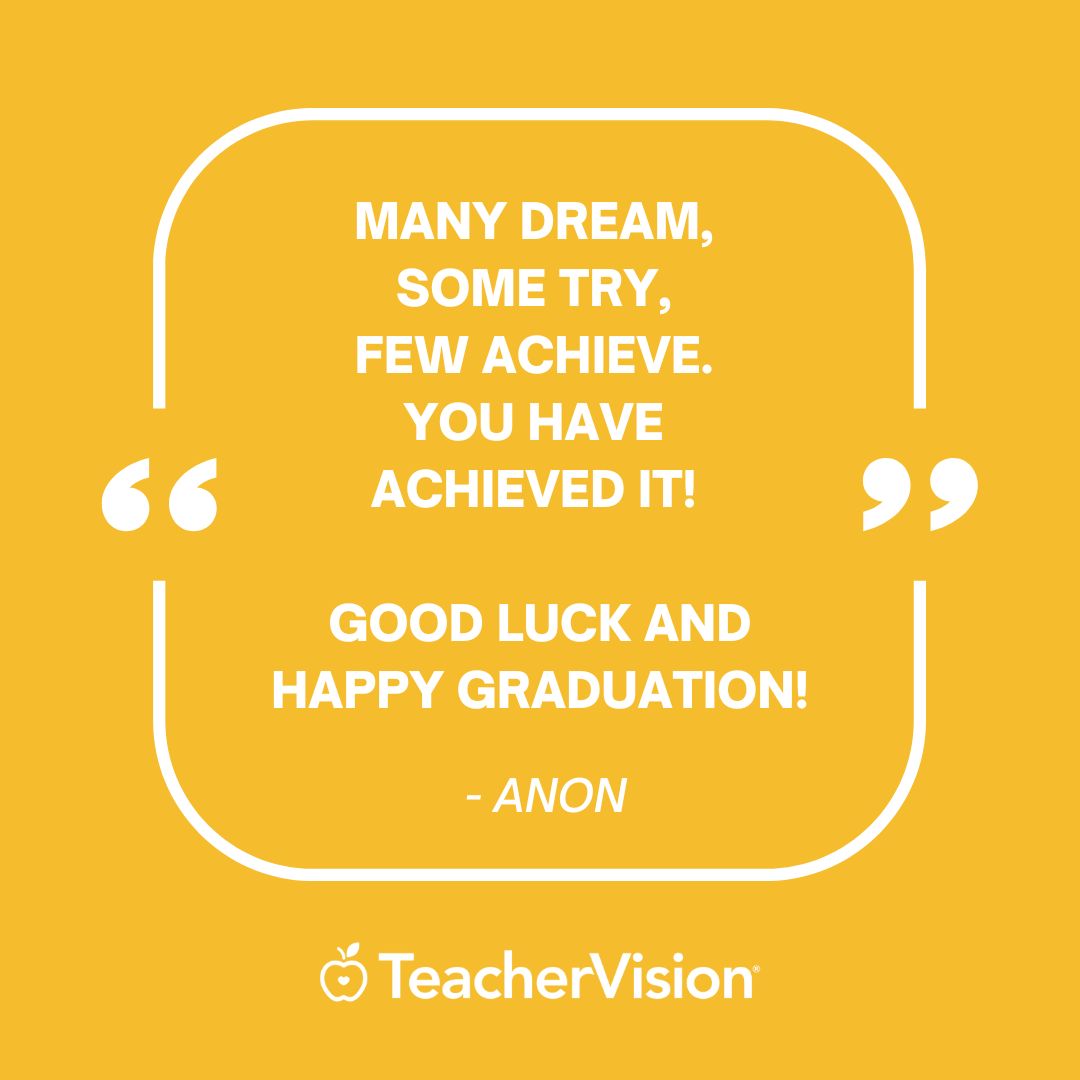 Kindergarten graduation quote to print for your kindergartener's graduation