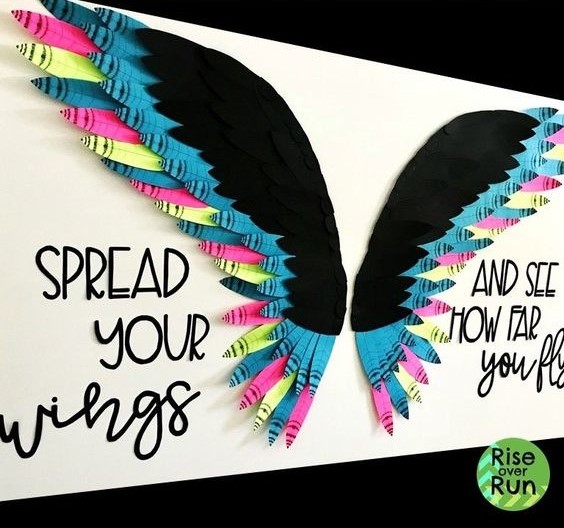 Spread Your Wings bulletin board