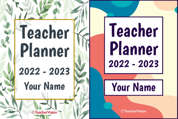 TeacherVision Teacher Planner 2022-2023 Sample Preview