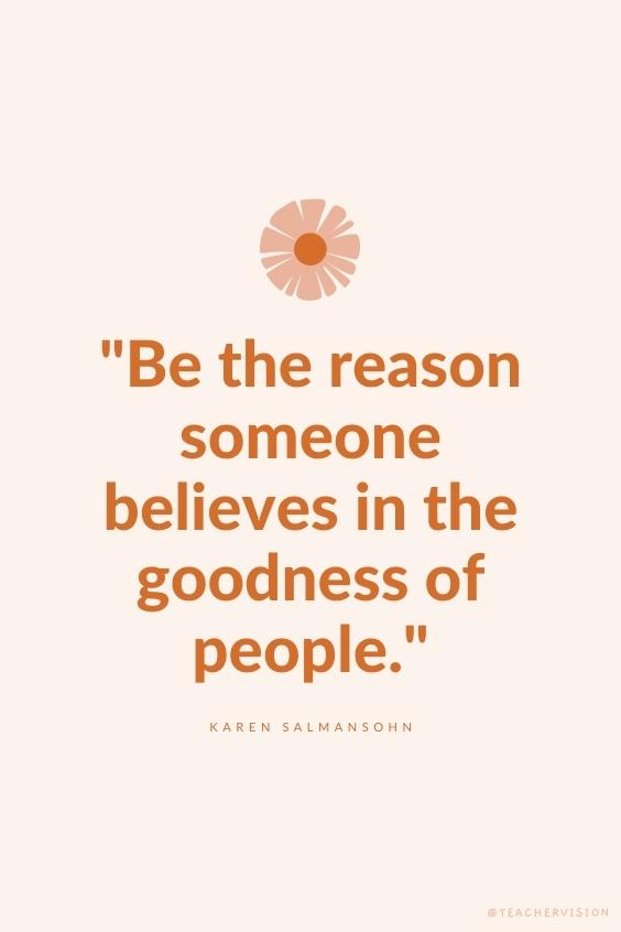 world kindness day quote be the reason