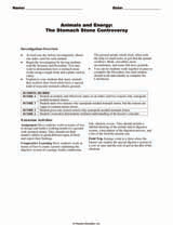 Animals and Energy: The Stomach Stone Controversy