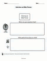 Interview an Older Person