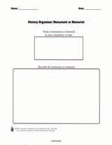 History Organizer: Monument or Memorial