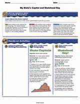My State's Capitol and Statehood Day