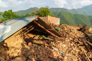 2015 Nepal Gorkha Earthquake Damage Photo