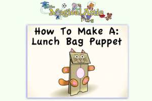 Early Learning Create-Along Video: How to Make a Lunch Bag Puppet