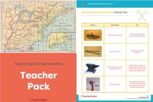 Teacher Pack - Exploring Colonial America Project-Based Learning Lesson