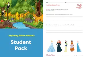 Student Pack - Exploring Animal Habitats Project-Based Learning Lesson