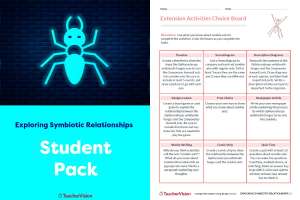 Student Pack - Exploring Symbiotic Relationships Project-Based Learning Lesson