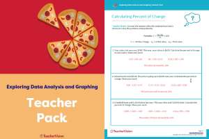 Teacher Pack - Exploring Data Analysis and Graphing Project-Based Learning Lesson