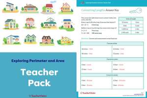 Teacher Pack - Exploring Perimeter and Area Project-Based Learning Lesson
