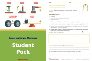 Student Pack - Exploring Simple Machines Project-Based Learning Lesson