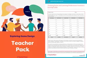 Teacher Pack - Exploring Game Design Project-Based Learning Lesson