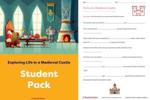 Student Pack - Exploring Life in a Medieval Castle Project-Based Learning Lesson