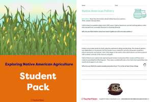 Student Pack - Exploring Native American Agriculture Project-Based Learning Lesson