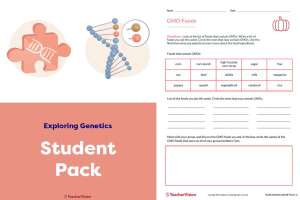 Student Pack - Exploring Genetics Project-Based Learning Lesson