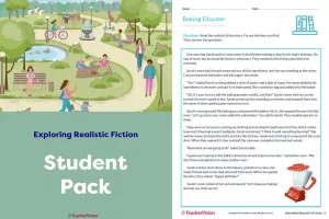 Student Pack - Exploring Realistic Fiction Project-Based Learning Lesson