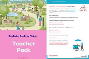Teacher Pack - Exploring Realistic Fiction Project-Based Learning Lesson