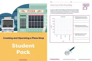 Student Pack - Creating and Operating a Pizza Shop Project Based Learning