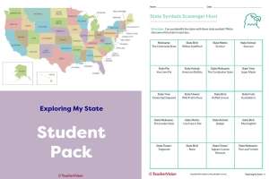 Student Pack - Exploring My State Project Based Learning
