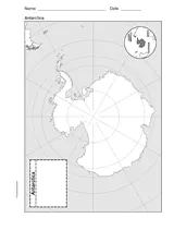 Map of Antarctica Printable - TeacherVision