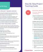  Lesson Plan - Exploring Informational Writing Project-Based Learning Lesson