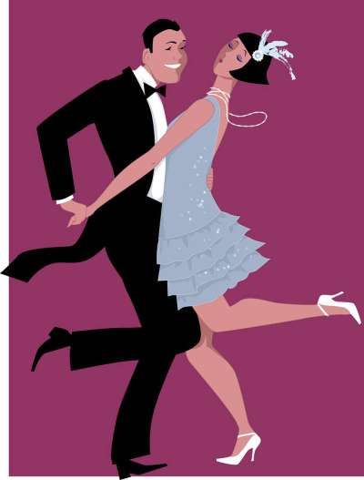 1920s couple dancing - evocative of The Great Gatsby