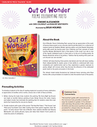 Out of Wonder Teacher's Guide