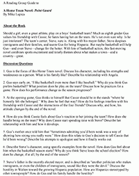 Point Guard Reading Group Guide