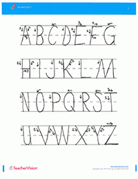 Practice Uppercase Alphabet Printable
