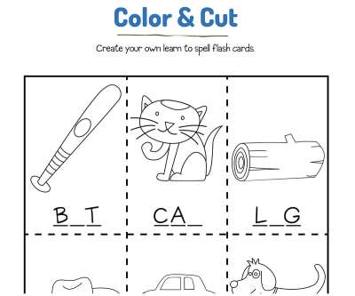Learn to Spell Flash Cards 1