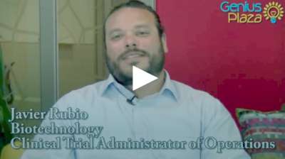 Genius Plaza Javier Rubio Clinical Trial Administrator Video