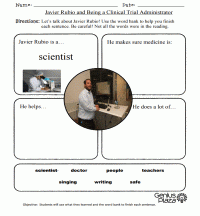 Genius Plaza Javier Rubio Clinical Trial Administrator Worksheets