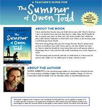 The Summer of Owen Todd Teaching Guide