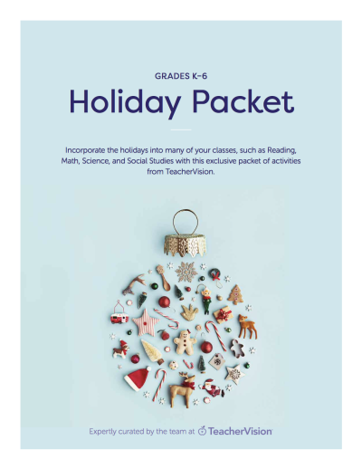 holiday packet of activities