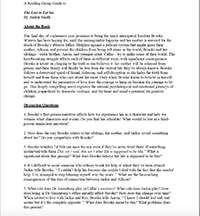 The Last to Let Go Teaching Guide